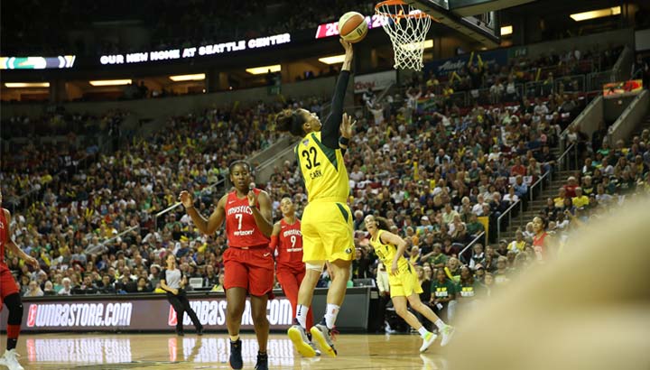 Storm Defeats Mystics, 75-73, in Game 2 Thriller